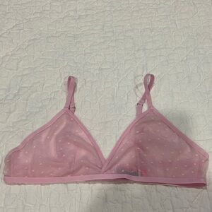 LASENZA lace bra. Baby pink size XL​​​​​​​